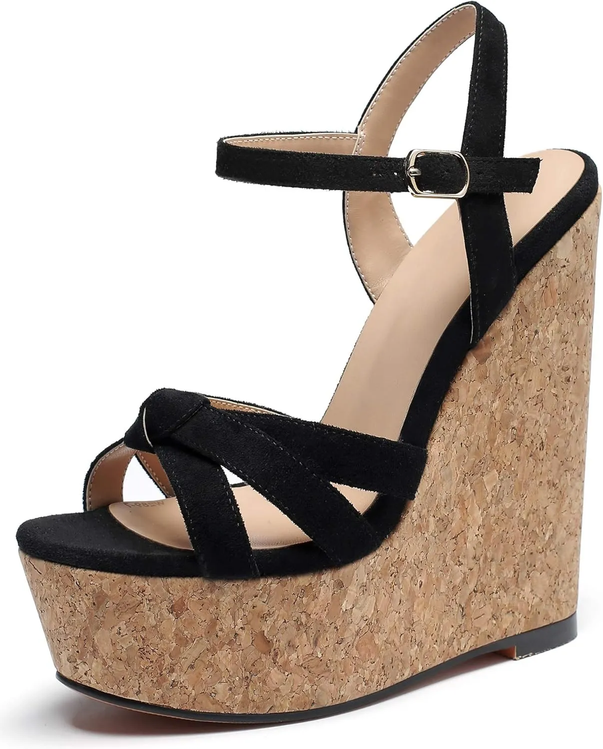 YODEKS Women's Platform Wedges|High Heel Wedge Sandals|Ankle Strap Open Toe Platform Heels