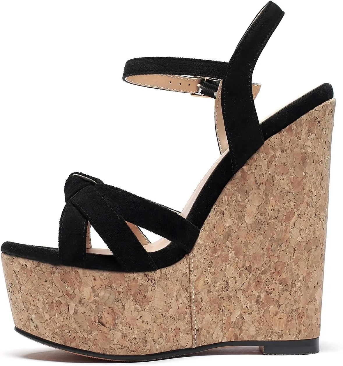 YODEKS Women's Platform Wedges|High Heel Wedge Sandals|Ankle Strap Open Toe Platform Heels