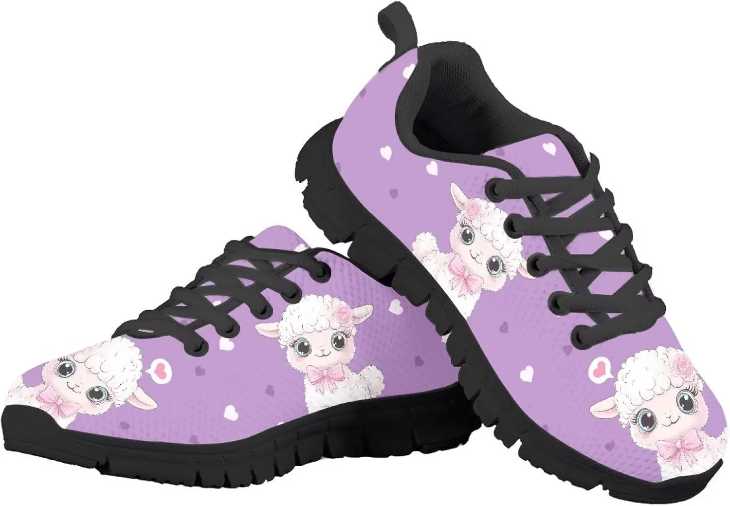 Yzaoxia Kids Tennis Shoes for Girls Sport Shoes for Running Walking Hiking Sneakers Lace Up Footwear Trainers for School Gym Outdoor Size 11-Size 5