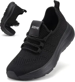 ZOVE Wide Toe Box Shoes Women Extra Wide Width Sneakers Ultra Light Road Running Shoes Non-Slip Tennis Sneakers Breathable Walking Athletic