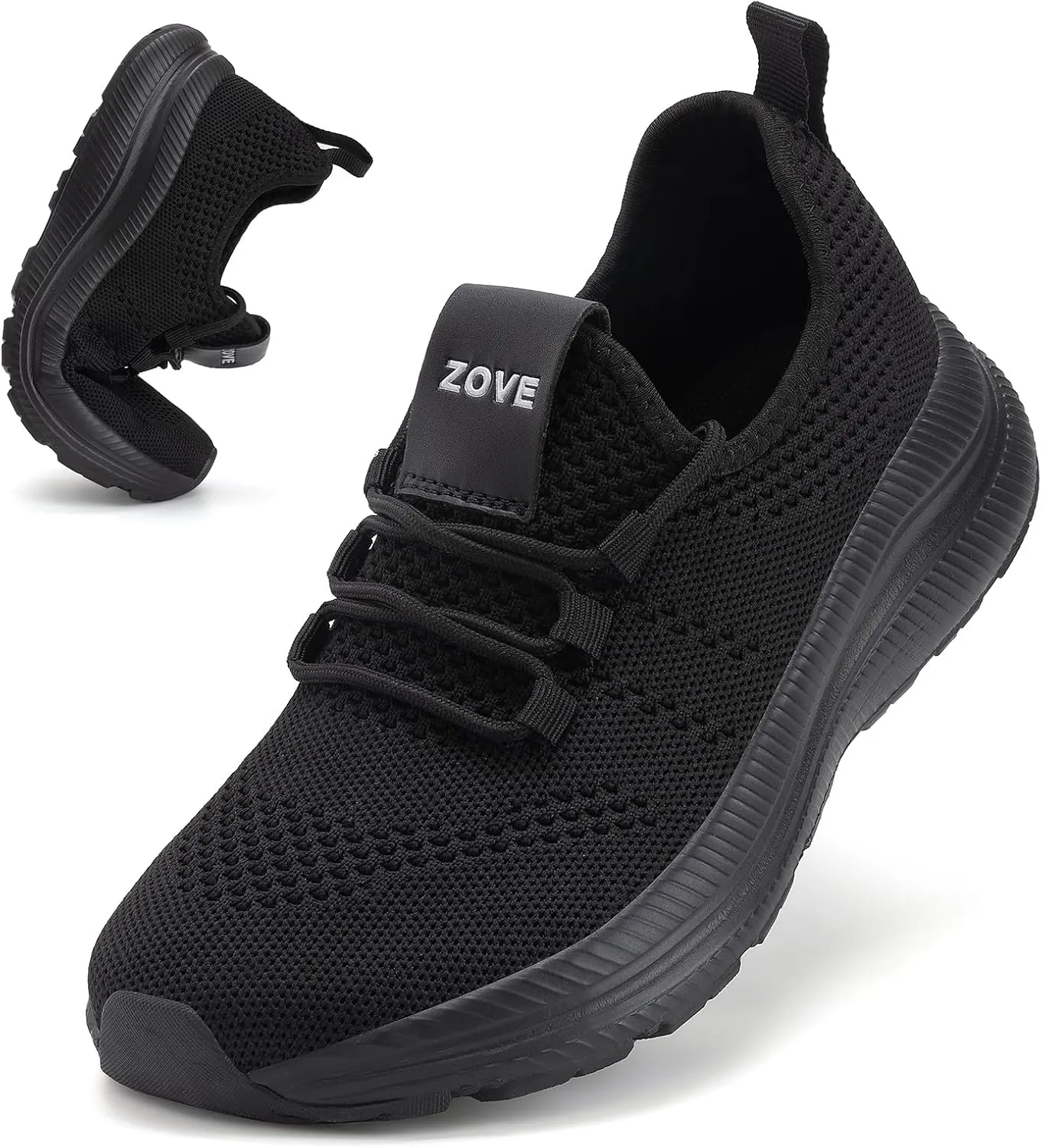 ZOVE Wide Toe Box Shoes Women Extra Wide Width Sneakers Ultra Light Road Running Shoes Non-Slip Tennis Sneakers Breathable Walking Athletic